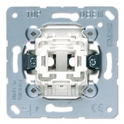 Выключатель 1-клавишный 10а Jung механизм