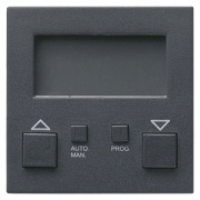 Накладка для жалюзи с таймером System 55 Gira антрацит