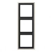 Рамка 3-ая Jung LS Нержавеющая сталь