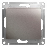 Одноклавишный переключатель 10AX механизм SE Glossa, платина