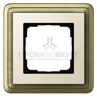 Рамка 1-ая Gira ClassiX Бронза/Кремовый