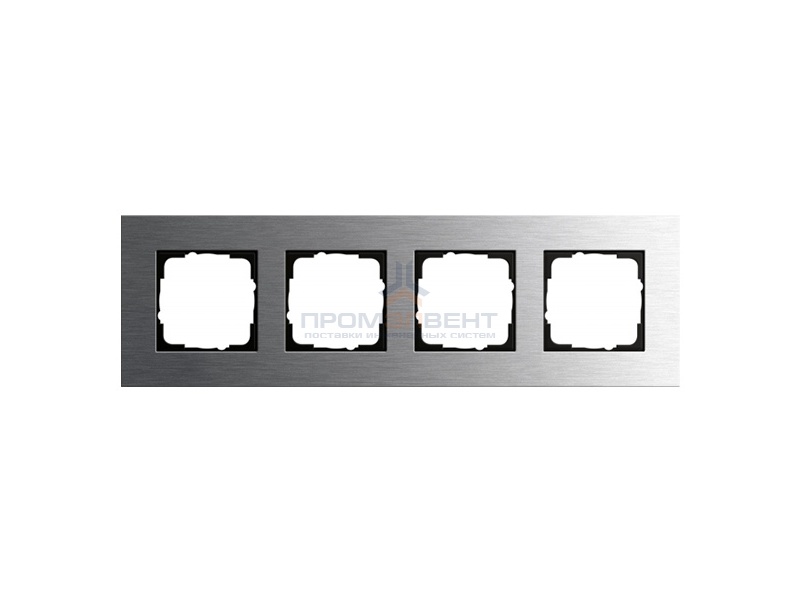 Рамка 4-ая Gira Esprit Сталь
