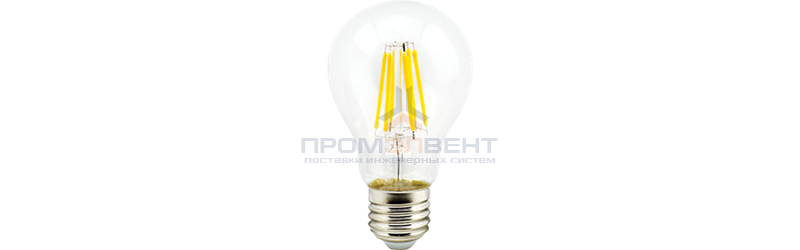 Ecola classic   LED Premium 10,0W A60 220-240V E27 4000K 360° filament прозр. нитевидная (Ra 80, 100 Lm/W, КП=0) 105x60