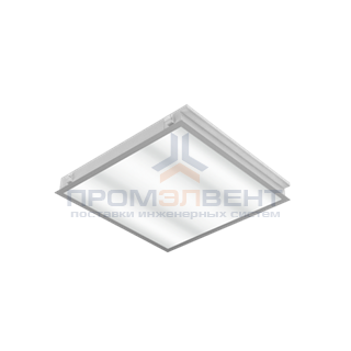 Светодиодный светильник "ВАРТОН"для гипсокартонных потолков 570*570*65мм 27 ВТ 4000К с функцией аварийного освещения