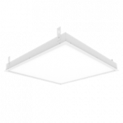 Светодиодный светильник "ВАРТОН" грильято подвесной 588*588*50мм 54 ВТ 4000К с планками для подвеса С РАМКОЙ