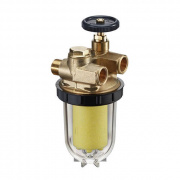 Фильтр топливный Oventrop Oilpur Z A - 3/8" (НР/ВР, с войлочным патроном 50-75 μm)