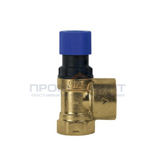 Клапан предохранительный SYR 2115 - 3/4", сброс 1" (ВР/ВР, Tmax 110⁰С, Рн 6 бар, латунь)