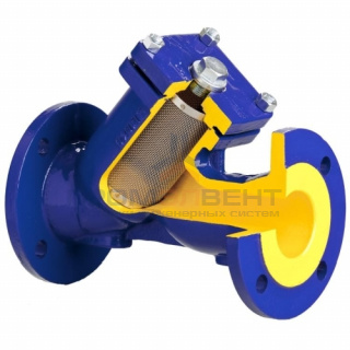 Фильтр грубой очистки BROEN V821M - Ду20 (Фланец/Фланец, PN16, Tmax 300°C, с магнитной вставкой)