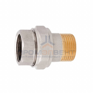 Сгон прямой ITAP 161 - 3/4" (ВР/НР, латунь никелированная, с уплотнительным кольком)