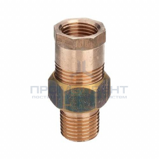 Соединение разъемное Viega 3341 - 1" (НР/ВР, с коническим уплотнением, бронза без покрытия)