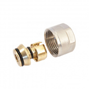 Соединение резьбозажимное STOUT - 20x2.0 x 3/4" (для металлопластиковых труб)