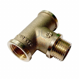 Тройник комбинированный с внутренней и наружной резьбой STOUT - 1/2" (ВР/НР/ВР)