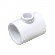 Тройник переходной Fusitek - 110 x 40 x 110 (для полипропиленовых труб под пайку, цвет белый)