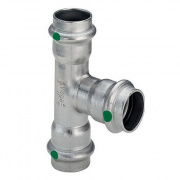 Тройник переходной Viega Sanpress Inox 2318 - 28 x 18 x 28 (нержавеющая сталь)