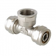 Тройник с переходом на внутреннюю резьбу VALTEC VTm.332 - 20 x 3/4" (винтовой, для металлопл.труб)