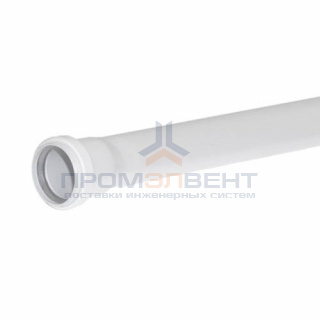 Труба для внутренней канализации СИНИКОН Comfort Plus - D110x3.8 мм, длина 1500 мм (цвет белый)