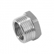 Футорка STOUT - 3/4" x 1/2" (никелированная)