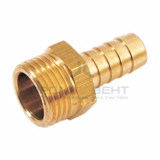 Штуцер комбинированный с наружной резьбой STOUT - 2" x 50 мм (латунь без покрытия)