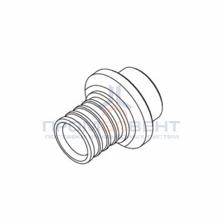 Заглушка REHAU MX - 16 (латунь, для труб из сшитого плиэтилена RAUTITAN)