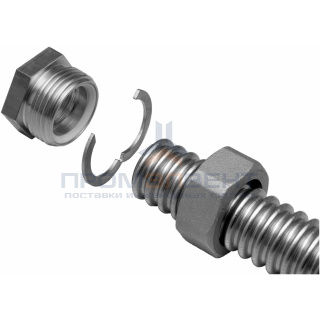 Комплект концевого фитинга из латуни Meibes FixLock Ду25 1" (наружняя резьба)