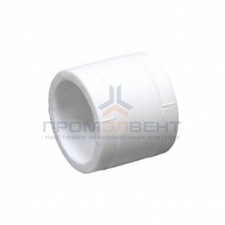 Муфта Fusitek - 90 (для полипропиленовых труб под пайку, цвет белый)