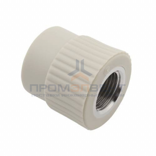 Переход на внутреннюю резьбу FV-Plast - 50 x 1"1/2 (для полипропиленовых труб, цвет серый)