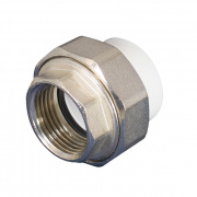 Переход на внутреннюю резьбу разъемный KALDE ECO- 40 x 1"1/4 (для полипропиленовых труб, цв. белый)