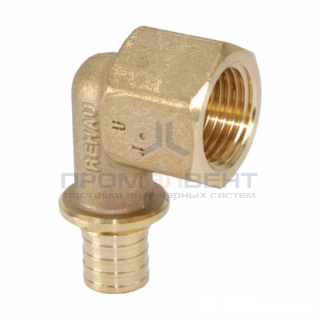Переход на внутреннюю резьбу угловой REHAU MX - 25 x 1" (латунь, для труб серии RAUTITAN)