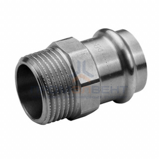 Переход на наружную резьбу Conex Banninger PC 4243G - 28 x 1" (оцинкованная сталь)