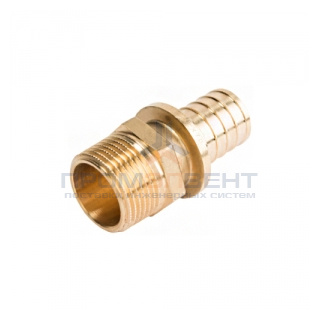 Переход на наружную резьбу STOUT - 25 x 1/2" (для труб из сшитого полиэтилена)