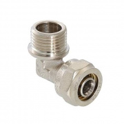 Переход на наружную резьбу угловой VALTEC VTm.353 - 20 x 3/4" (винтовой, для металлопласт.труб)