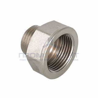 Переход с внутренней резьбы на наружную VALTEC VTr.592 - 1/2" х 1/4" (латунь никелированная)