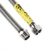 Подводка для газа гибкая сильфонная AYVAZ (Гайка/Штуцер) - 3/4" (длина 3000 мм)