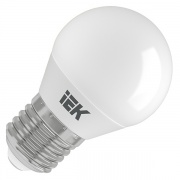 Лампа светодиодная ECO G45 шар 7Вт 230В 6500К E27 IEK