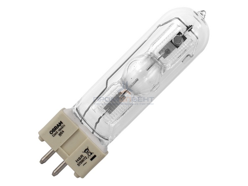 Лампа специальная металлогалогенная Osram HSR 575W/72 GX9,5 (BA 575/2SE D7.2;MSR 575/2;CSR 575/2/SE)