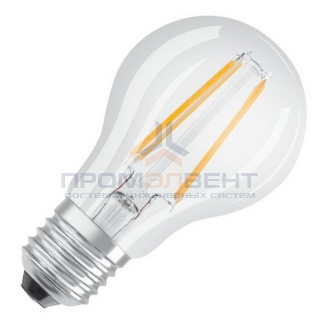 Лампа филаментная светодиодная Osram  ST CLAS A60 CL 7W (60W) 2700K E27 806Lm L105x60mm Filament