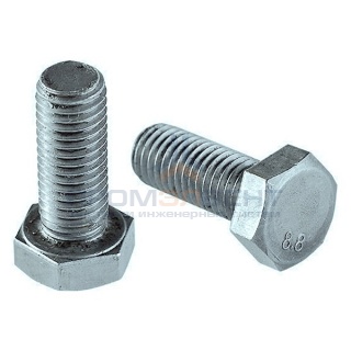 Болт М8х60 с шестигранной головкой оцинкованный DIN933