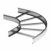 Угол горизонтальный 90? 80x500 R300, нержавеющий