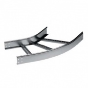 Угол горизонтальный 45? 100x600 R300, цинк-ламельный